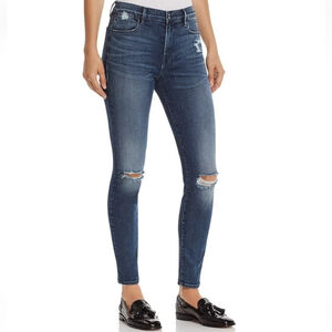 FRAME High Skinny Distressed Jeans in Magellan 31